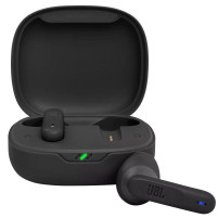 Стерео Bluetooth безжични слушалки със зареждащ кейс JBL Wave 300 TWS Earbuds черни